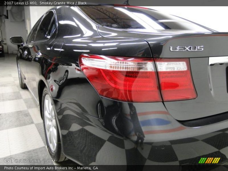 Smokey Granite Mica / Black 2007 Lexus LS 460