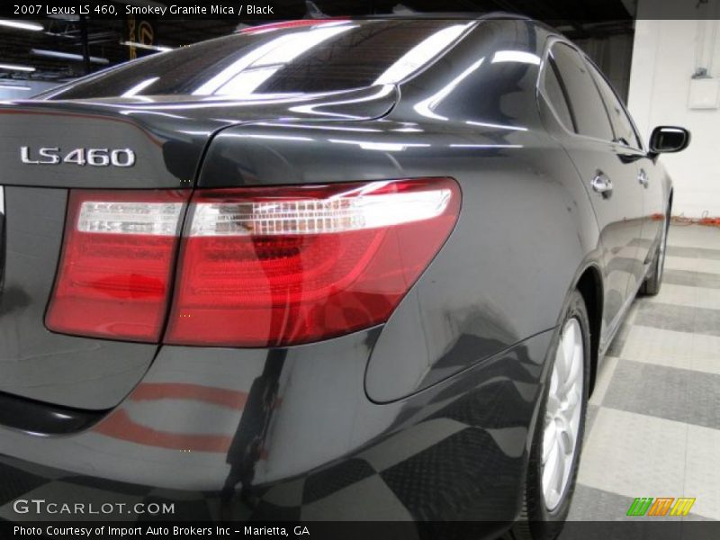 Smokey Granite Mica / Black 2007 Lexus LS 460