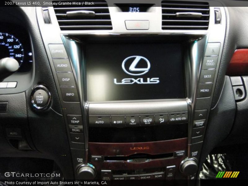 Smokey Granite Mica / Black 2007 Lexus LS 460