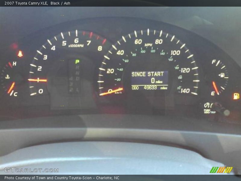 Black / Ash 2007 Toyota Camry XLE