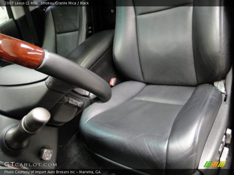 Smokey Granite Mica / Black 2007 Lexus LS 460