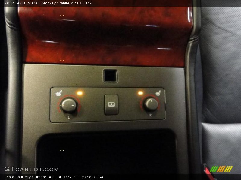 Smokey Granite Mica / Black 2007 Lexus LS 460