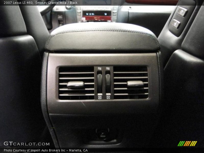 Smokey Granite Mica / Black 2007 Lexus LS 460