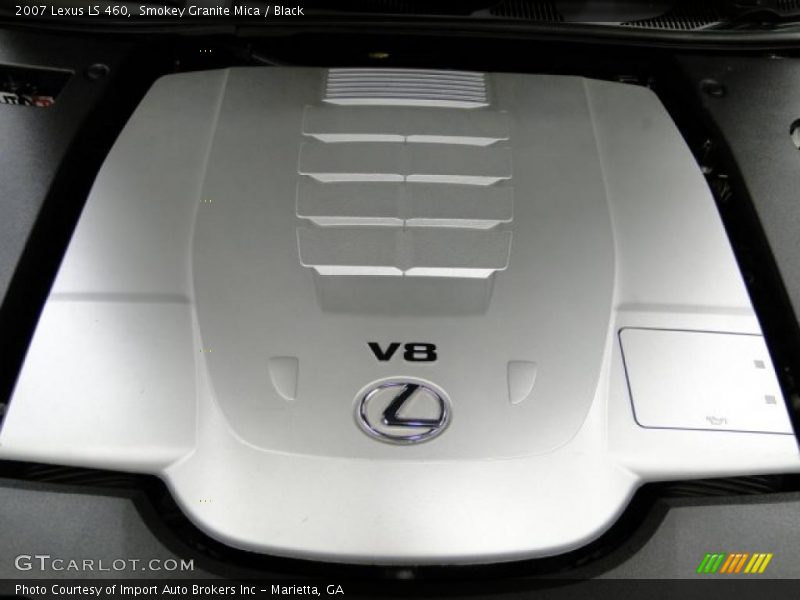 Smokey Granite Mica / Black 2007 Lexus LS 460