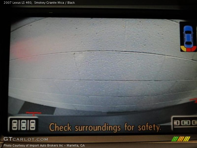 Smokey Granite Mica / Black 2007 Lexus LS 460