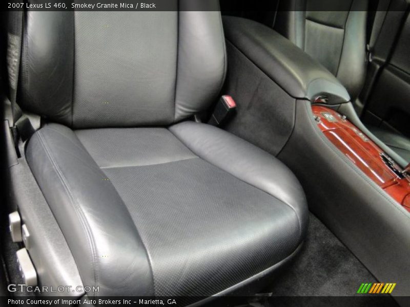 Smokey Granite Mica / Black 2007 Lexus LS 460