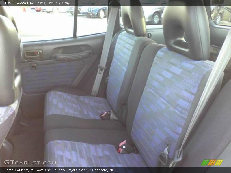 White / Gray 1996 Toyota RAV4 4WD