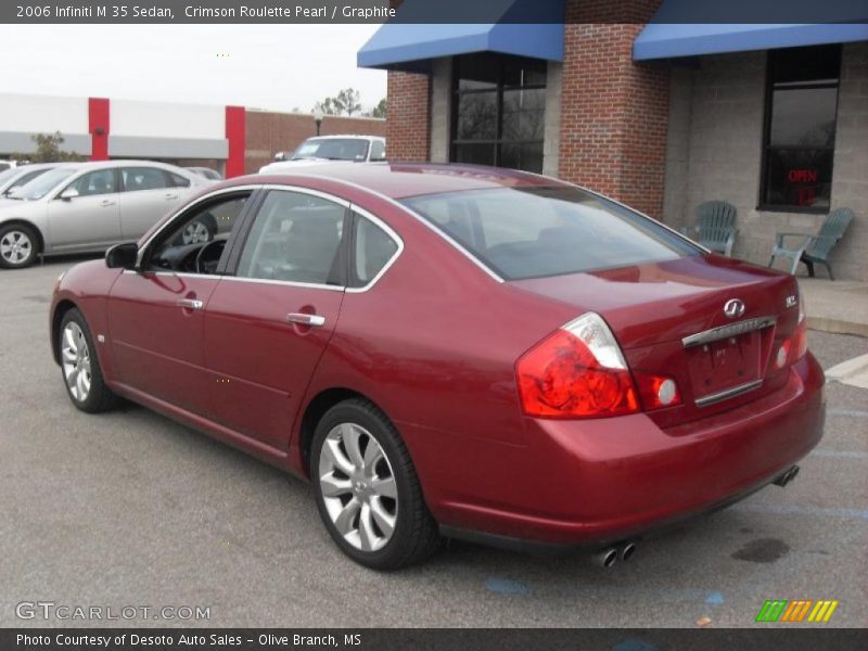 Crimson Roulette Pearl / Graphite 2006 Infiniti M 35 Sedan