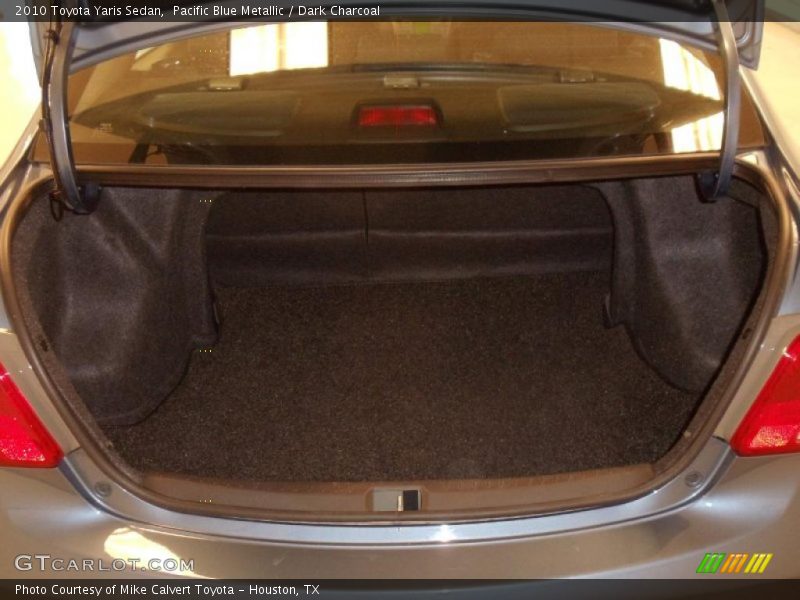 Pacific Blue Metallic / Dark Charcoal 2010 Toyota Yaris Sedan