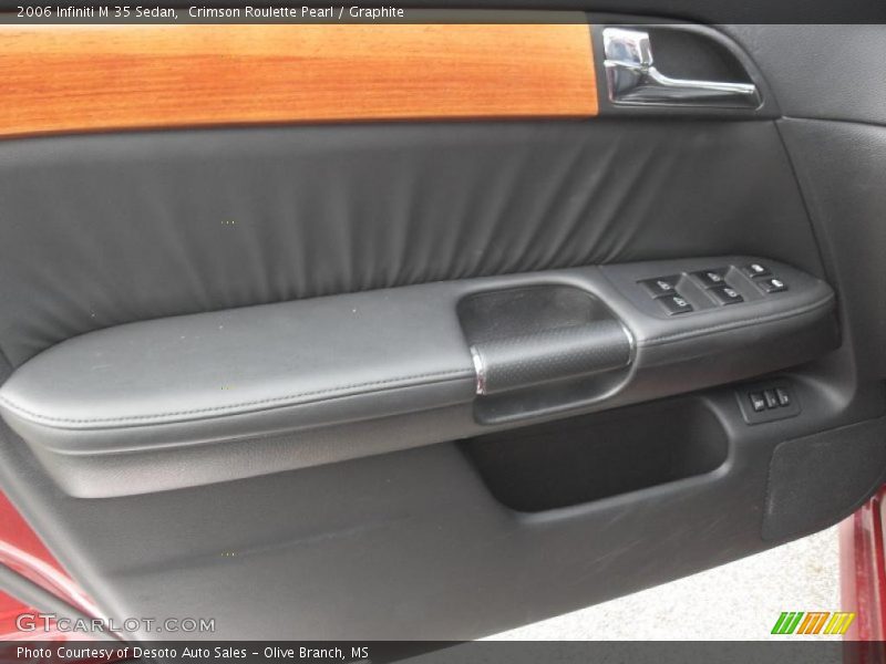 Crimson Roulette Pearl / Graphite 2006 Infiniti M 35 Sedan