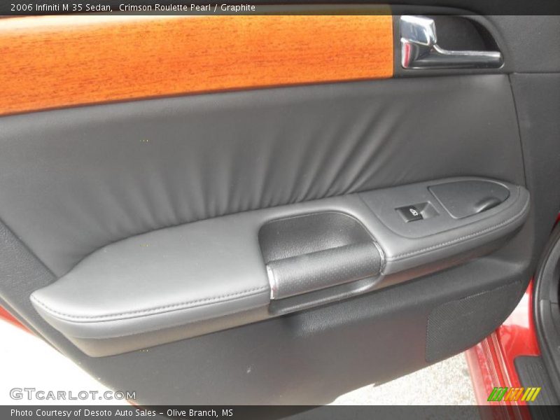 Crimson Roulette Pearl / Graphite 2006 Infiniti M 35 Sedan