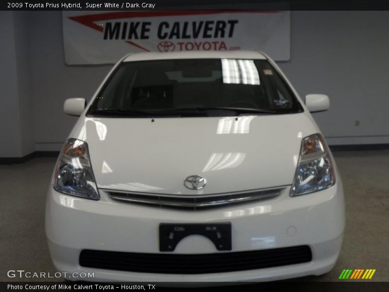Super White / Dark Gray 2009 Toyota Prius Hybrid