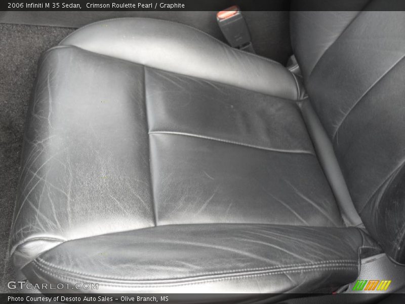 Crimson Roulette Pearl / Graphite 2006 Infiniti M 35 Sedan