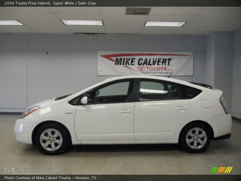 Super White / Dark Gray 2009 Toyota Prius Hybrid
