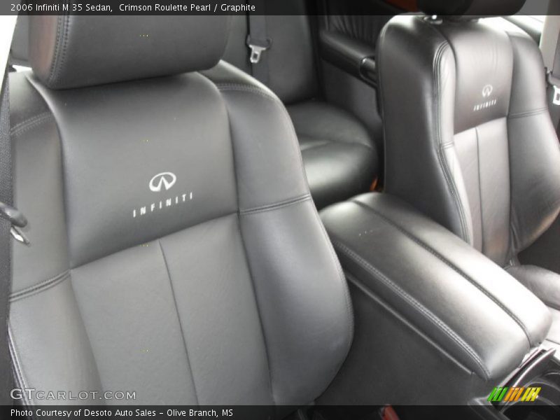 Crimson Roulette Pearl / Graphite 2006 Infiniti M 35 Sedan