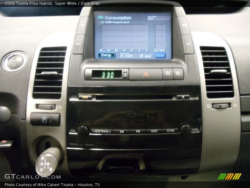Super White / Dark Gray 2009 Toyota Prius Hybrid