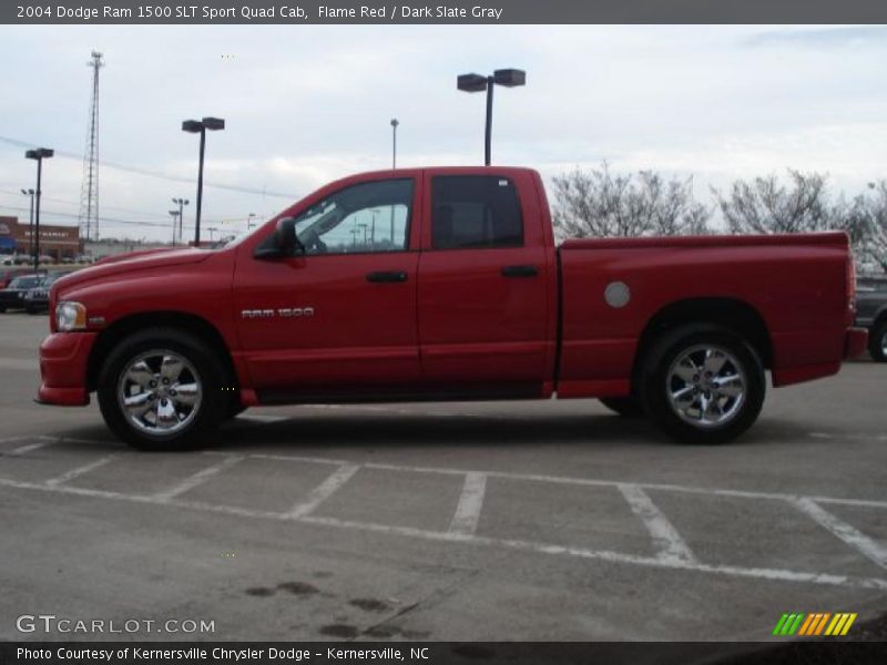 Flame Red / Dark Slate Gray 2004 Dodge Ram 1500 SLT Sport Quad Cab