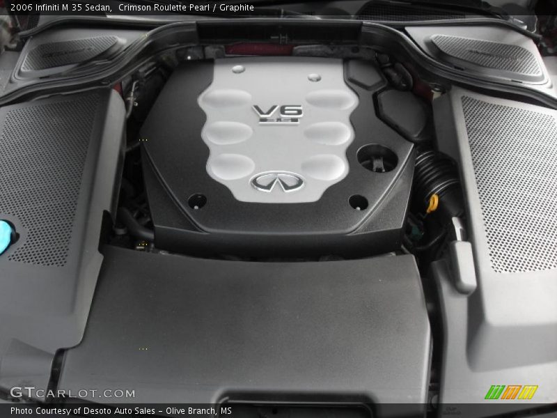 Crimson Roulette Pearl / Graphite 2006 Infiniti M 35 Sedan