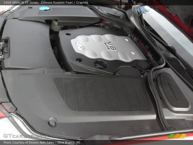 Crimson Roulette Pearl / Graphite 2006 Infiniti M 35 Sedan