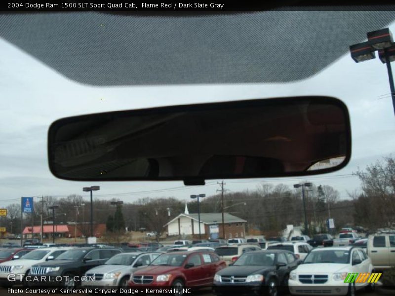 Flame Red / Dark Slate Gray 2004 Dodge Ram 1500 SLT Sport Quad Cab