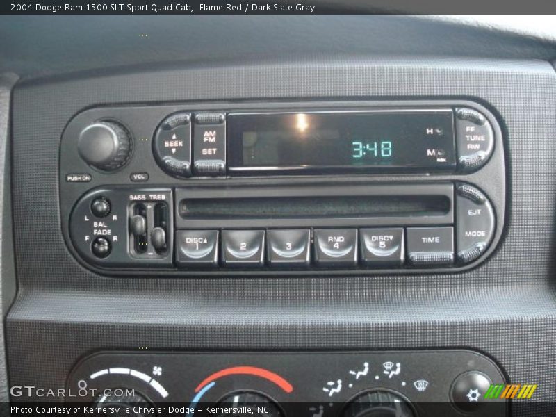Flame Red / Dark Slate Gray 2004 Dodge Ram 1500 SLT Sport Quad Cab