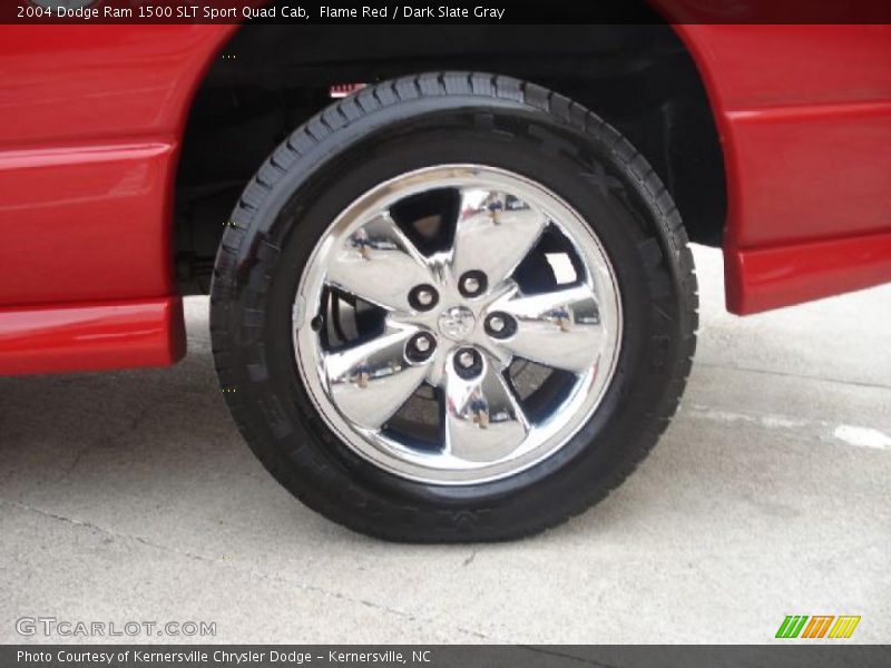 Flame Red / Dark Slate Gray 2004 Dodge Ram 1500 SLT Sport Quad Cab