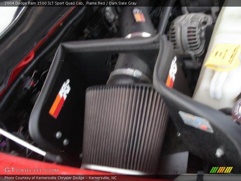 Flame Red / Dark Slate Gray 2004 Dodge Ram 1500 SLT Sport Quad Cab
