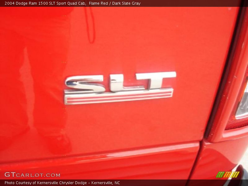 Flame Red / Dark Slate Gray 2004 Dodge Ram 1500 SLT Sport Quad Cab