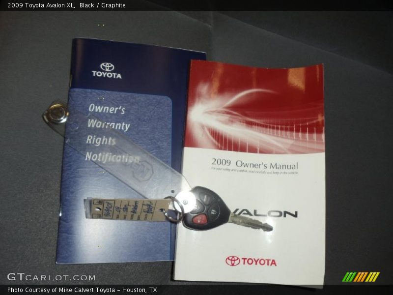 Black / Graphite 2009 Toyota Avalon XL