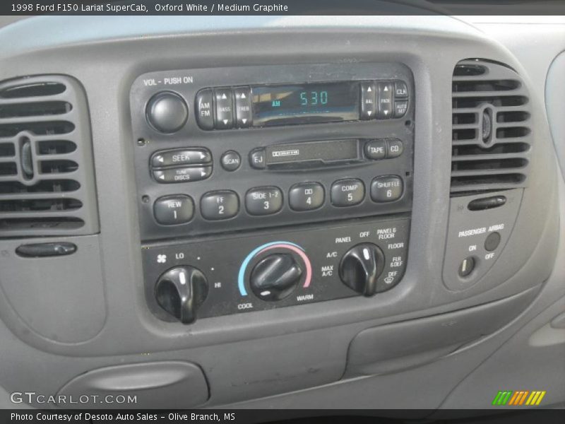 Oxford White / Medium Graphite 1998 Ford F150 Lariat SuperCab