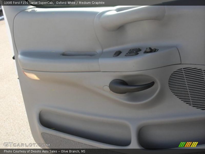 Oxford White / Medium Graphite 1998 Ford F150 Lariat SuperCab