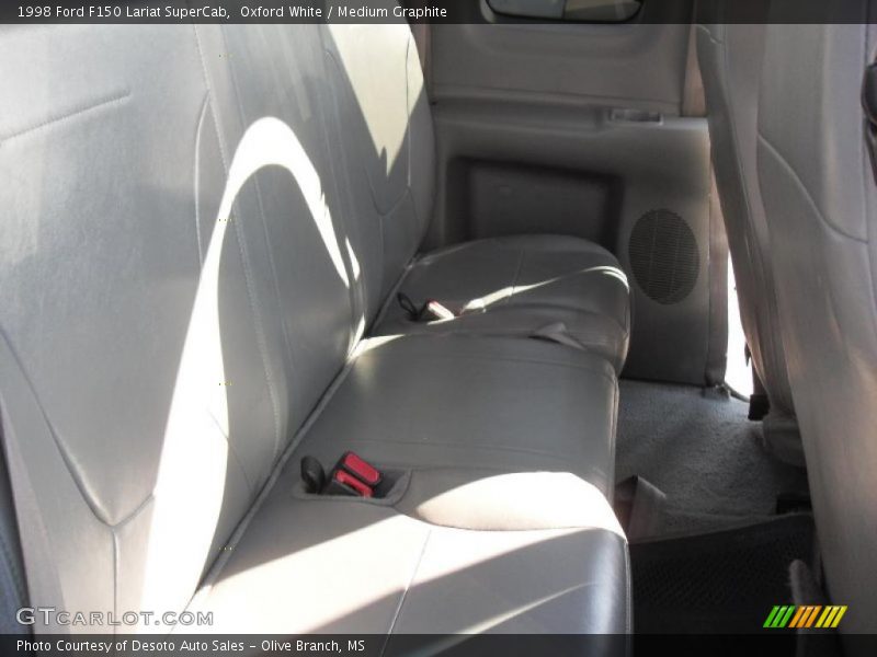 Oxford White / Medium Graphite 1998 Ford F150 Lariat SuperCab