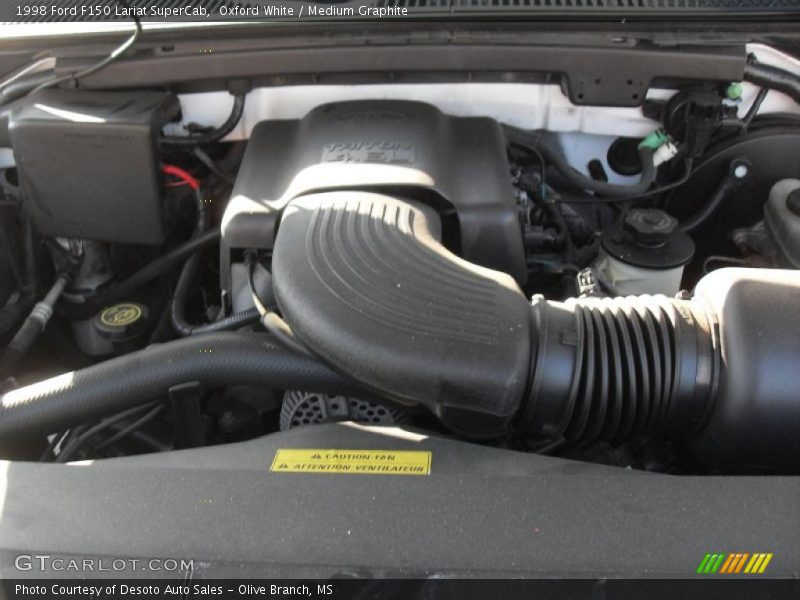 Oxford White / Medium Graphite 1998 Ford F150 Lariat SuperCab
