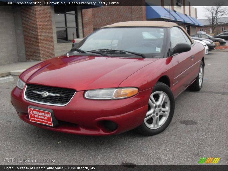 Front 3/4 View of 2000 Sebring JX Convertible