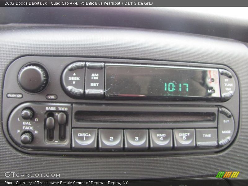 Atlantic Blue Pearlcoat / Dark Slate Gray 2003 Dodge Dakota SXT Quad Cab 4x4