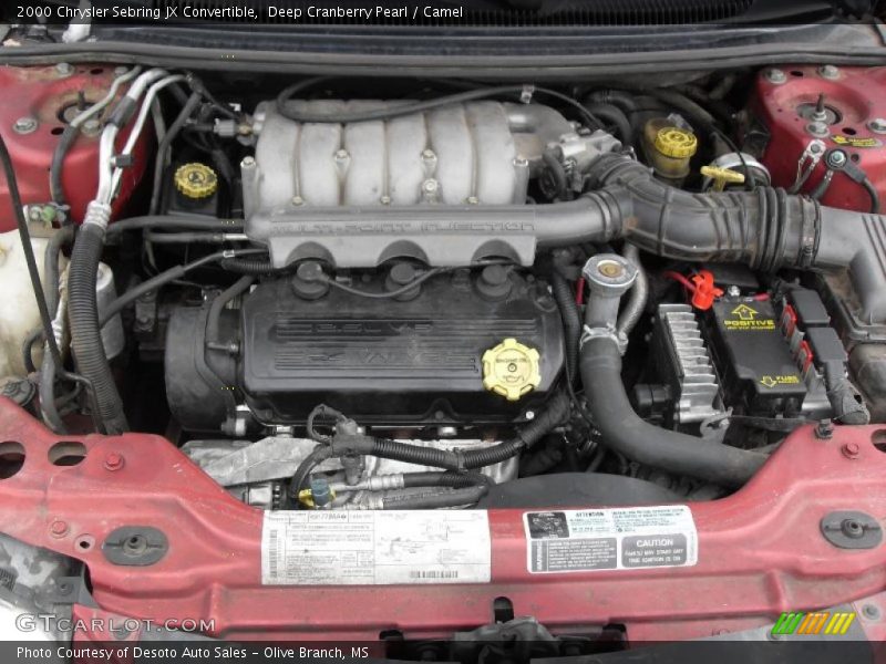  2000 Sebring JX Convertible Engine - 2.5 Liter SOHC 24-Valve V6