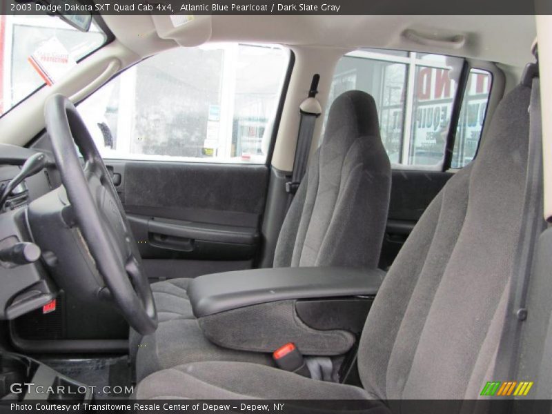 Atlantic Blue Pearlcoat / Dark Slate Gray 2003 Dodge Dakota SXT Quad Cab 4x4