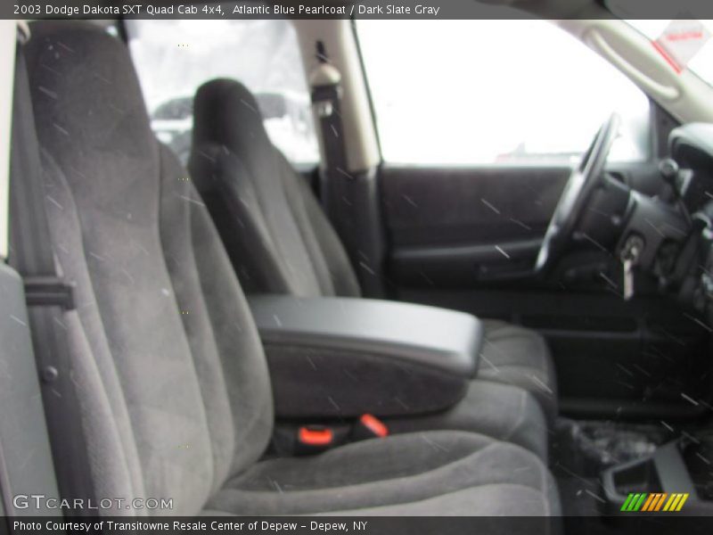 Atlantic Blue Pearlcoat / Dark Slate Gray 2003 Dodge Dakota SXT Quad Cab 4x4