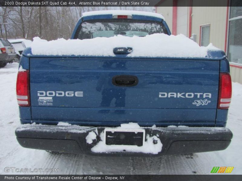 Atlantic Blue Pearlcoat / Dark Slate Gray 2003 Dodge Dakota SXT Quad Cab 4x4