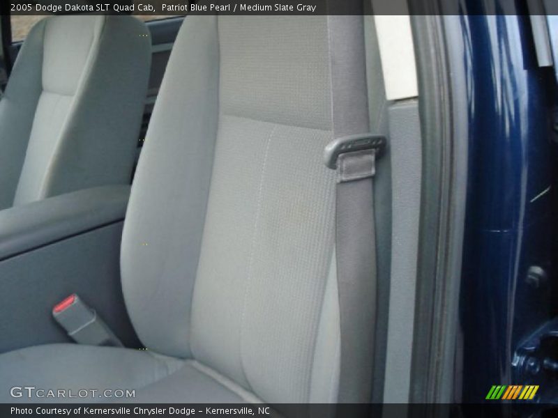 Patriot Blue Pearl / Medium Slate Gray 2005 Dodge Dakota SLT Quad Cab