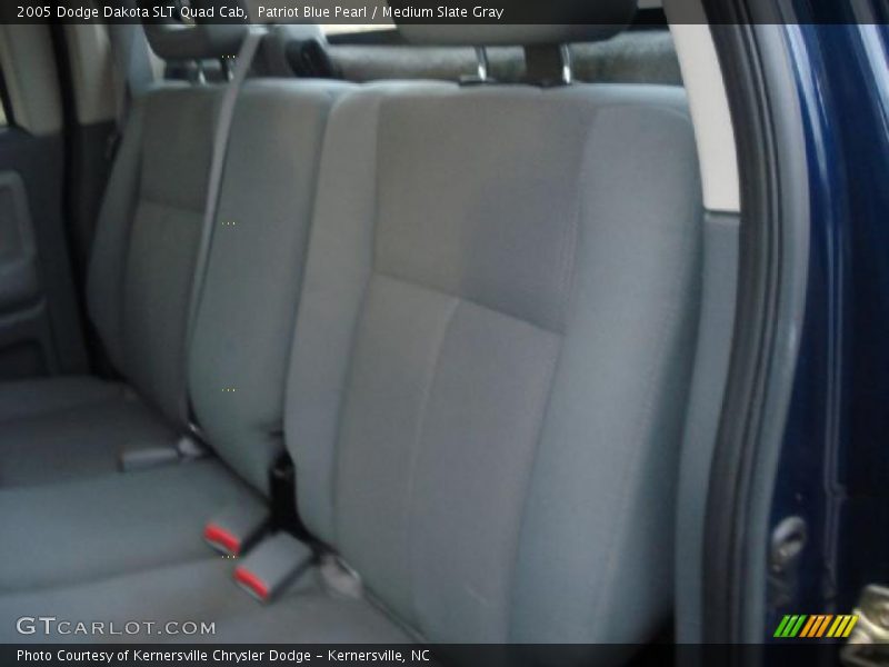 Patriot Blue Pearl / Medium Slate Gray 2005 Dodge Dakota SLT Quad Cab