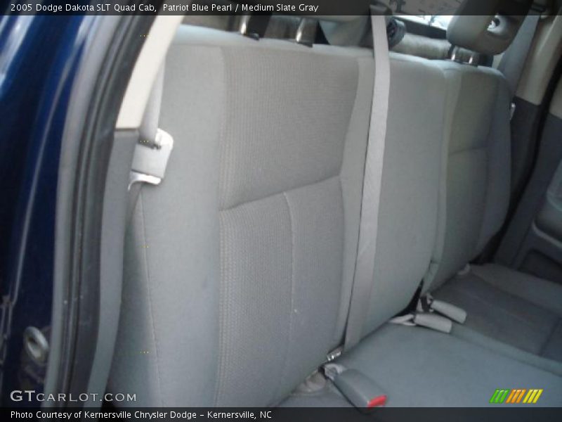 Patriot Blue Pearl / Medium Slate Gray 2005 Dodge Dakota SLT Quad Cab