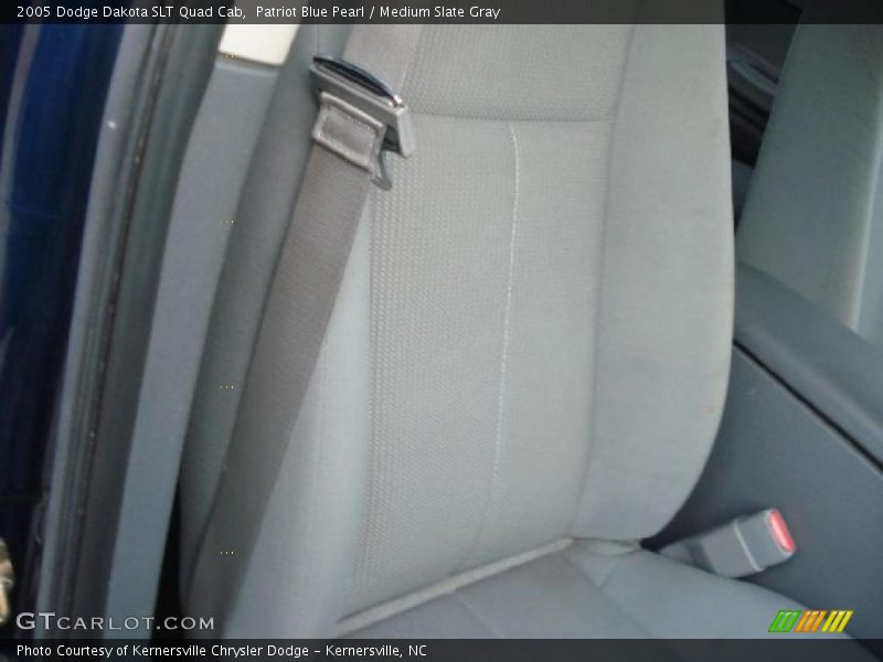 Patriot Blue Pearl / Medium Slate Gray 2005 Dodge Dakota SLT Quad Cab