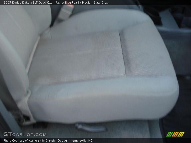 Patriot Blue Pearl / Medium Slate Gray 2005 Dodge Dakota SLT Quad Cab