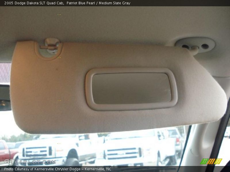 Patriot Blue Pearl / Medium Slate Gray 2005 Dodge Dakota SLT Quad Cab