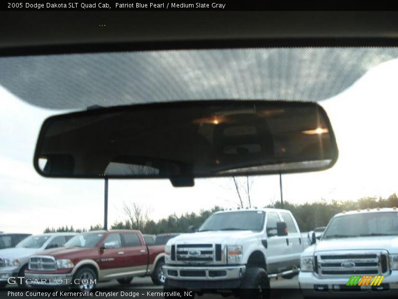 Patriot Blue Pearl / Medium Slate Gray 2005 Dodge Dakota SLT Quad Cab
