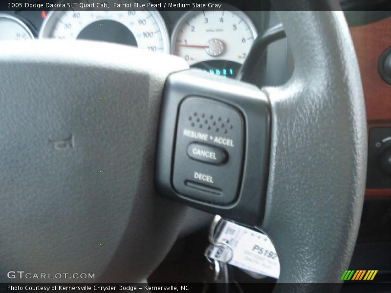Patriot Blue Pearl / Medium Slate Gray 2005 Dodge Dakota SLT Quad Cab