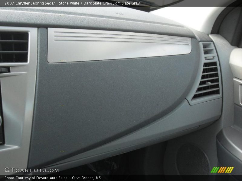 Stone White / Dark Slate Gray/Light Slate Gray 2007 Chrysler Sebring Sedan