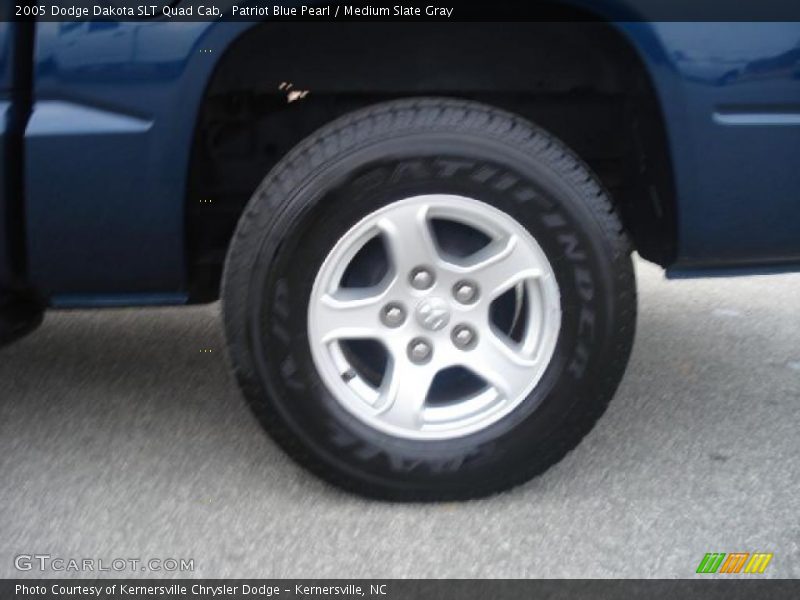 Patriot Blue Pearl / Medium Slate Gray 2005 Dodge Dakota SLT Quad Cab
