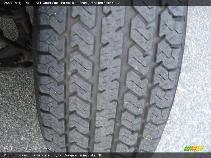 Patriot Blue Pearl / Medium Slate Gray 2005 Dodge Dakota SLT Quad Cab